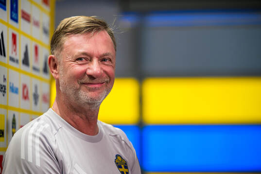 Head coach Peter Gerhardsson of the Swedish women’s