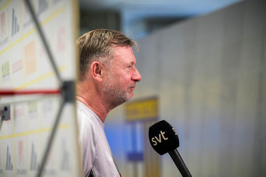 Head coach Peter Gerhardsson of the Swedish women’s