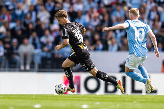 Häckens Samuel Leach Holm och Malmö FFs Anders