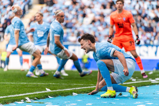 Malmö FFs Colin Rösler jublar
