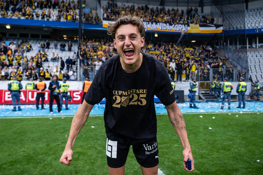 Häckens Silas Andersen jublar