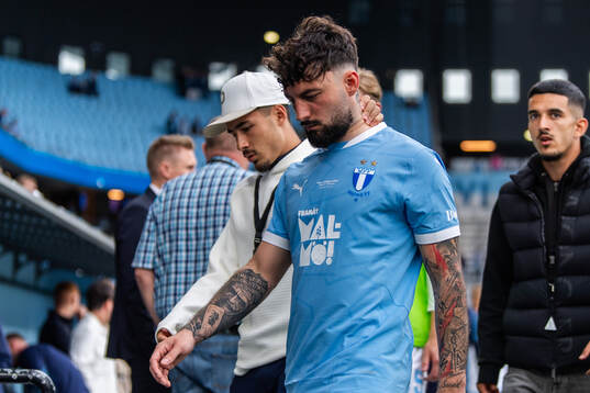 Malmö FFs Sead Haksabanovic deppar