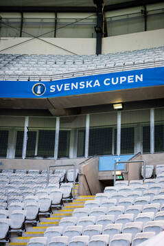 Svenska Cupen logotyp på Eleda Stadion