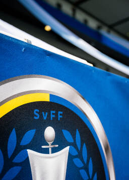 Svenska Cupen logotyp på Eleda Stadion