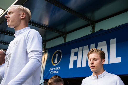 Malmö FFs Oscar Lewicki och Nils Zätterström