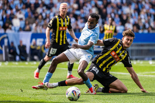 Malmö FFs Taha Ali och Häckens Silas Andersen