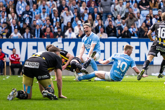 Malmö FFs Anders Christiansen och Jens Stryger Larsen
