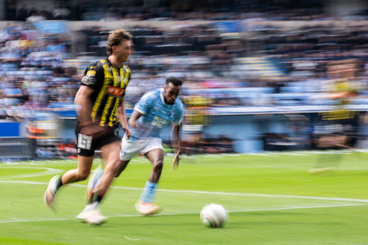 Häckens Silas Andersen och Malmö FFs Taha Ali
