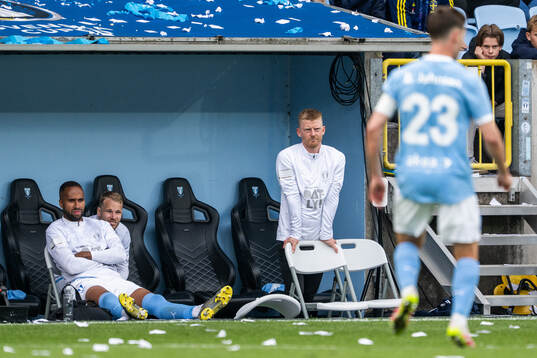Malmö FFs Isaac Thelin, Oscar Lewicki och Anders