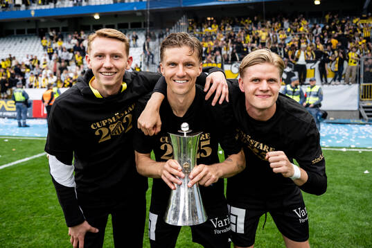 Häckens Julius Lindberg, Samuel Leach Holm och Ben Engdahl