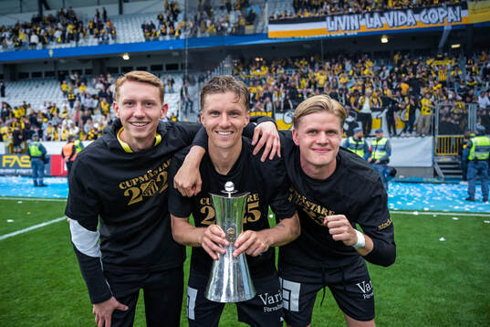 Häckens Julius Lindberg, Samuel Leach Holm och Ben Engdahl