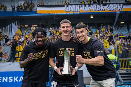 Häckens Severin Nioule, Nikola Zecevic och Srdjan Hrstic