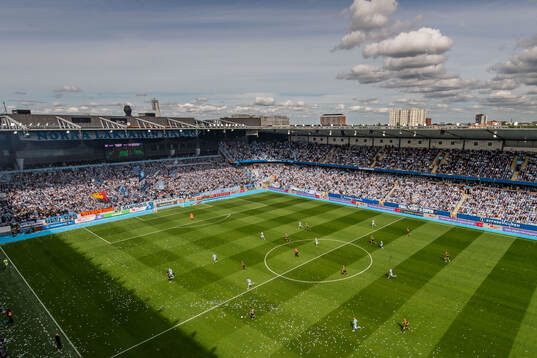 Generell vy över Eleda Stadion