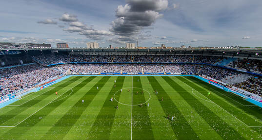 Generell vy över Eleda Stadion