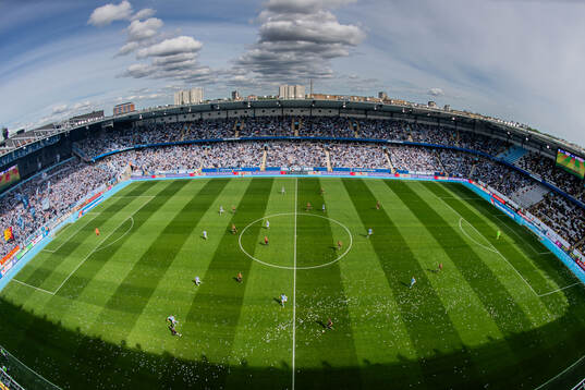 Generell vy över Eleda Stadion