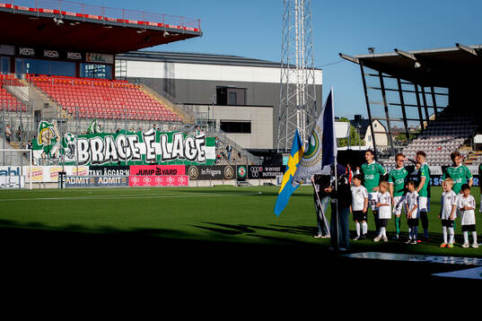 Brages fansen tifo