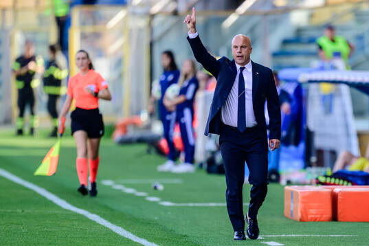 Head coach Andrea Soncin of Italy