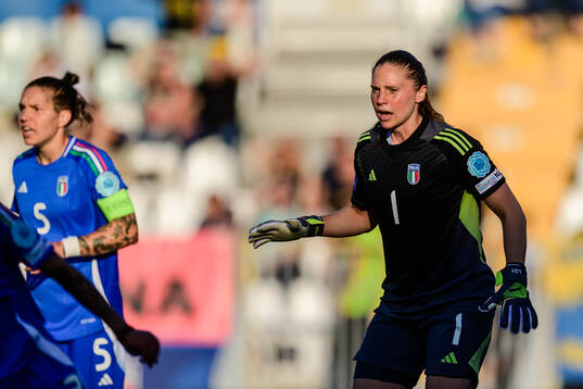 Goalkeeper Laura Giuliani of Italy