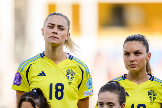 Fridolina Rolfö and Johanna Rytting Kaneryd of Sweden