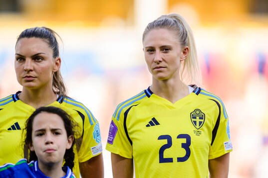 Johanna Rytting Kaneryd and Rebecka Blomqvist of Sweden