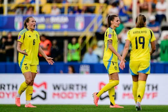 Magdalena Eriksson , Nathalie Björn and Johanna Rytting