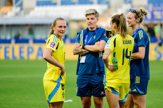 Magdalena Eriksson , Lina Hurtig, Nathalie Björn and