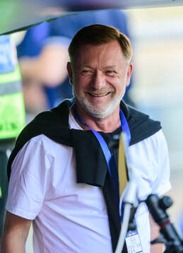 Head coach Peter Gerhardsson of Sweden