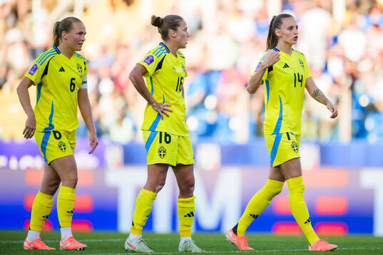 Magdalena Eriksson, Filippa Angeldahl and Nathalie Björn