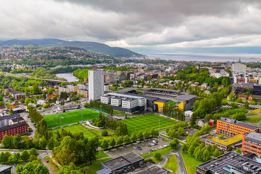 General view of Lerkendal stadion