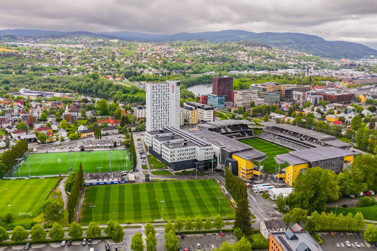 General view of Lerkendal stadion