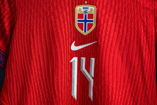 The kit of Ada Hegerberg of Norway in the dressing room