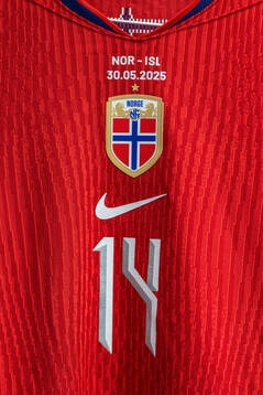 The kit of Ada Hegerberg of Norway in the dressing room