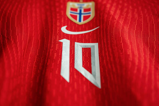 The kit of Caroline Graham Hansen of Norway in the dressing