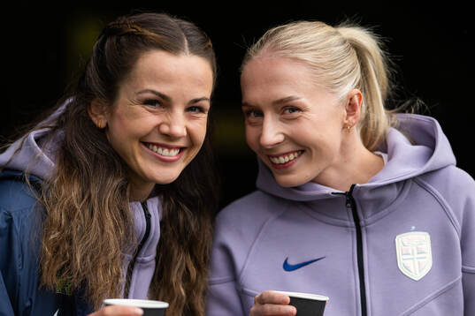 Tuva Hansen and Thea Bjelde of Norway