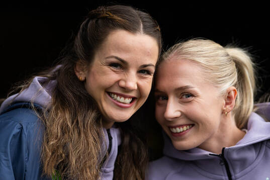 Tuva Hansen and Thea Bjelde of Norway