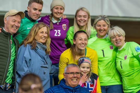 Goalkeeper Cecilie Fiskerstrand of Norway