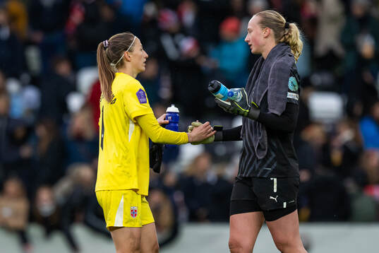 Goalkeeper Cecilie Fiskerstrand of Norway and goalkeeper