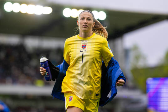 Goalkeeper Cecilie Fiskerstrand of Norway