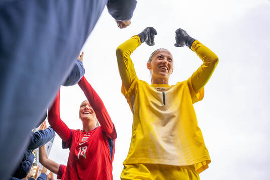 Goalkeeper Cecilie Fiskerstrand of Norway