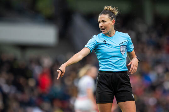 Referee Olatz Rivera Olmedo