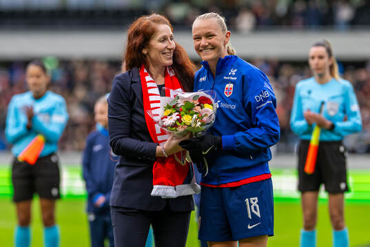 Lise Klaveness, president of the Norwegian Football