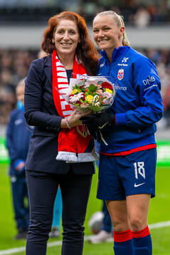 Lise Klaveness, president of the Norwegian Football