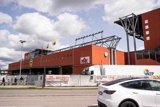 Borås Arena detaljer exteriört