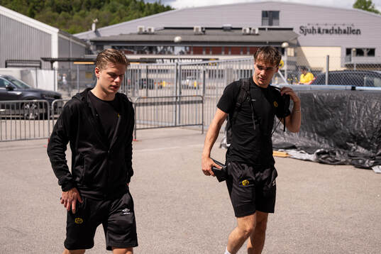 Elfsborgs Gottfrid Rapp och Frode Aronsson