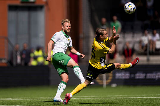 Hammarbys Simon Strand och Elfsborgs Simon Hedlund
