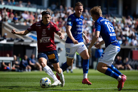 Örgrytes Charlie Vindehall och Trelleborgs Axel Vidjeskog