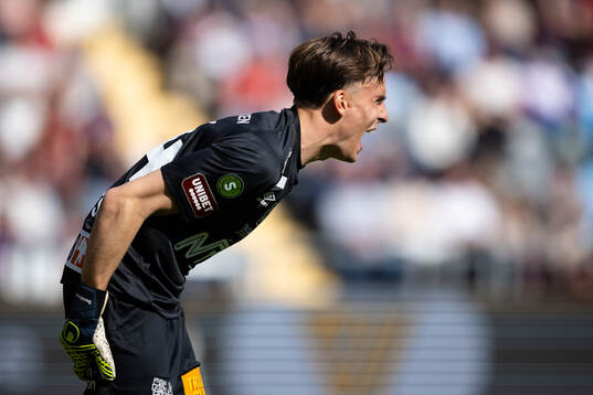 Örgrytes målvakt Hampus Gustafsson