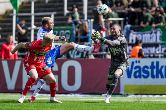 GAISs Robin Wendin Thomasson och Mergim Krasniqi och IFK