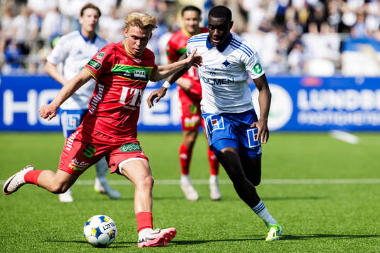 GAISs Rasmus Niklasson Petrovic och IFK Norrköpings Yahya