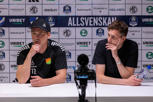 GAIS tränare Fredrik Holmberg och IFK Norrköpings